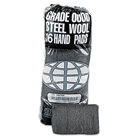 Gmt Industrial-Quality Steel Wool Hand Pad, No 0 Fine, PK192 117003